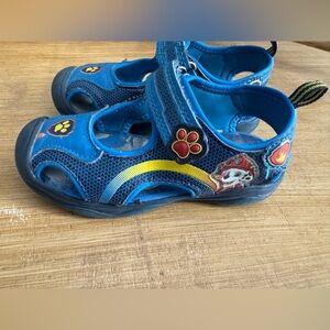 Blue Kids Shoes with Paw Patrol Design Marshall and chase, size 11